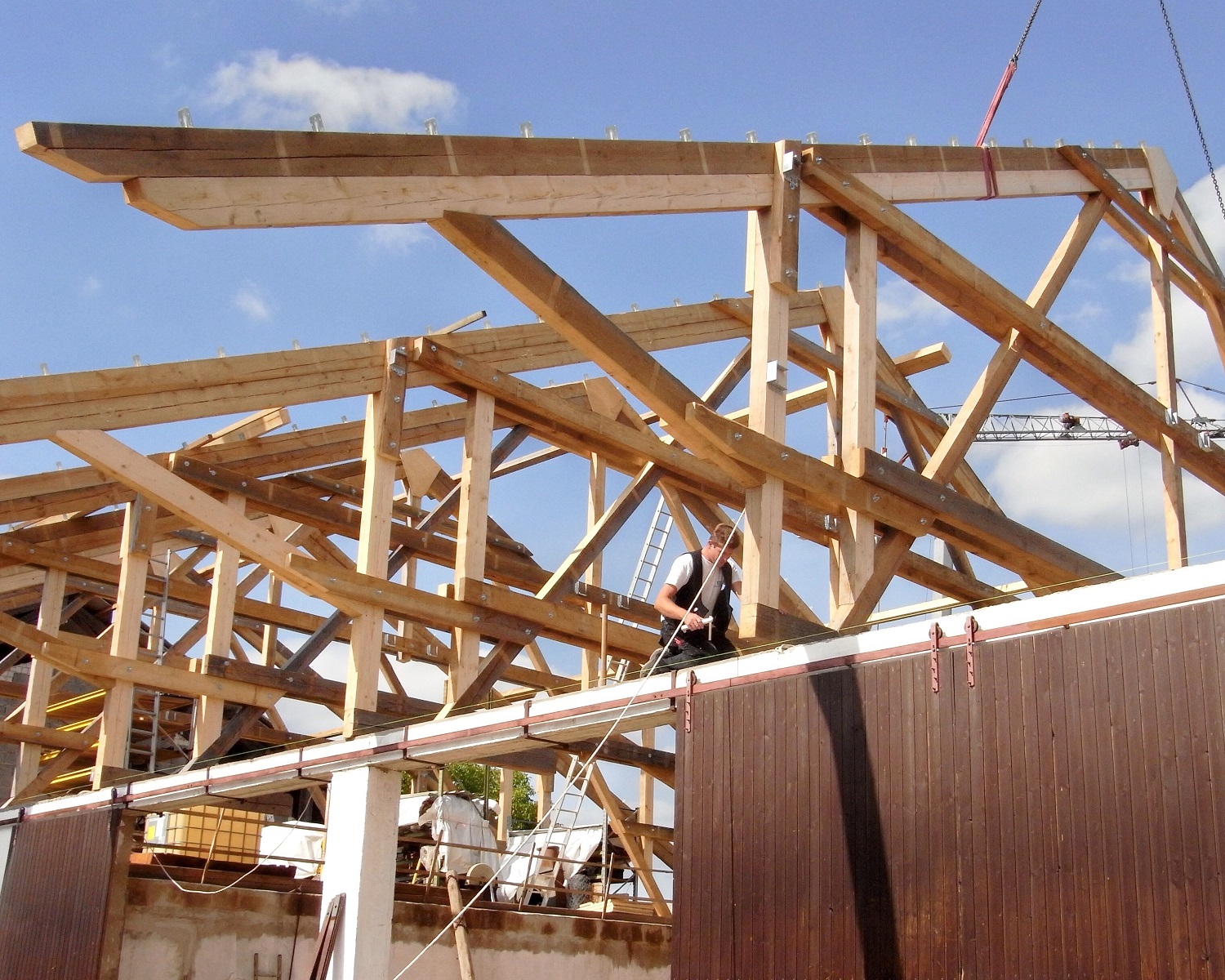 Landwirtschaftliche Maschinenhalle in Hard
